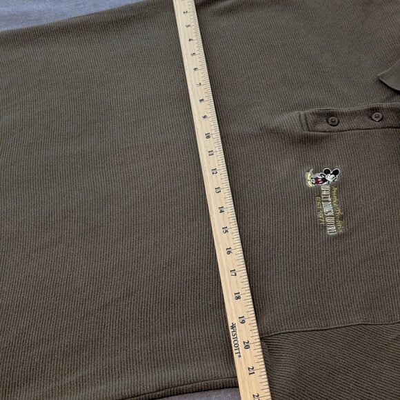 Vintage Walt Disney World Men's Polo Shirt - American Tradition Est. 1971 - Size - Picture 9 of 10